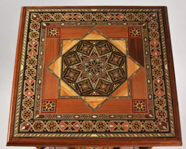 6 Wooden Table – table – mosaic – Side table – Tea table – Coffee table