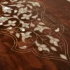 Inlaid with mother of pearl Bench - Hand bench - Handmade - wood seat - home decor - luxurious decor