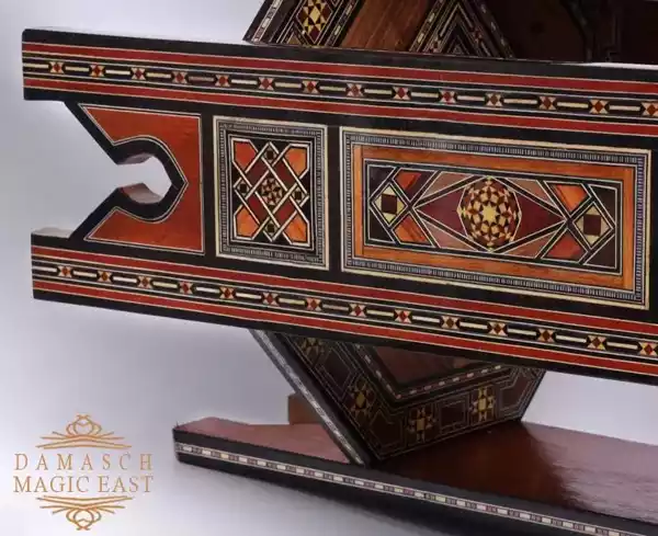 6edit-9 Handmade octagonal wooden damask mosaic table