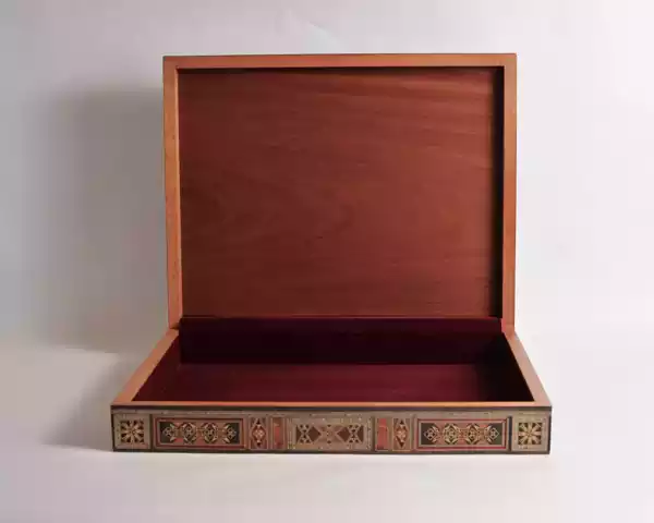 Large mosaic sweets box, chocolate Box, Wooden box, Storage box, decorated with Mother Of Pearls ,handmade decor.