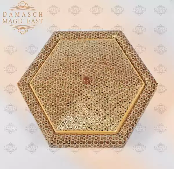 Handmade Wooden Jewellery box/ Chocolate Box/ Home decor /wooden box /mosaic box inlay with Copper /Christmas Gift/Birthday Gift