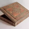 Large mosaic sweets box, chocolate Box, Wooden box, Storage box, decorated with Mother Of Pearls ,handmade decor.