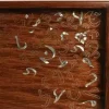 Handmade wooden tray rectangle tray inlay with mother of pearl pieces at the form of the amazing arabic calligraphy