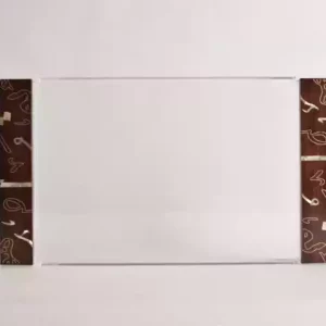 Damascus corner set with two chairs, a table and mirror inlaid with mother-of-pearl