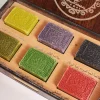 Aleppo Gift set consisting of 6 Laurel soap is natural in a wonderful wooden box