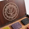 Aleppo Gift set consisting of 6 Laurel soap is natural in a wonderful wooden box