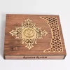 Aleppo Gift set consisting of 9 Laurel soap is natural in a wonderful wooden box