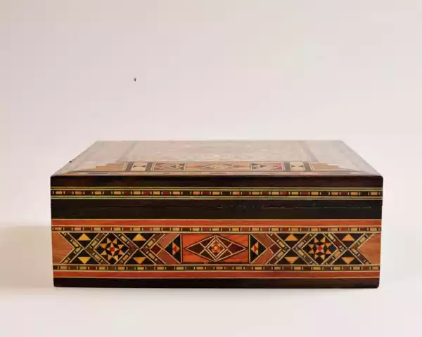 Square jewelry box. Handmade, accessories box, makeup organizer, home decor, bedroom decor, gifts
