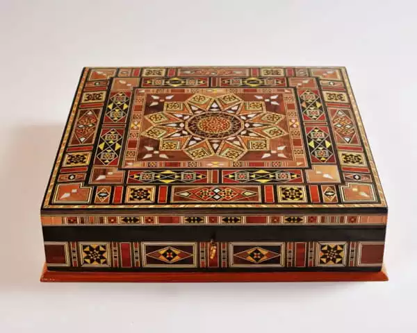 Handmade Large Square Jewelry Box, Accessories Box, Makeup Organizer, Home Decor, Bedroom Decor, Gifts