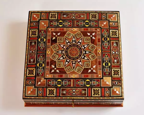 Handmade Large Square Jewelry Box, Accessories Box, Makeup Organizer, Home Decor, Bedroom Decor, Gifts