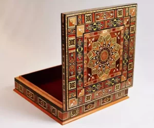 Handmade Large Square Jewelry Box, Accessories Box, Makeup Organizer, Home Decor, Bedroom Decor, Gifts