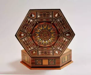 Hexagonal jewelry box, Handmade, accessories box, makeup organizer, home decor, bedroom decor, gifts