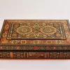 chocolate Box, tea box, Wooden box, Storage box, decorated with pearl,handmade decor