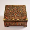 Mosaic Jewelry Box, Square with Key, Handmade, Accessories Box, Makeup Organizer, Home Decor, Bedroom Decor, Gifts