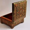 Mosaic Jewelry Box, Square with Key, Handmade, Accessories Box, Makeup Organizer, Home Decor, Bedroom Decor, Gifts