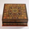 Square Jewelry Box with Lock Handmade Accessories Box Makeup Organizer Home Decoration Bedroom Decor Gifts