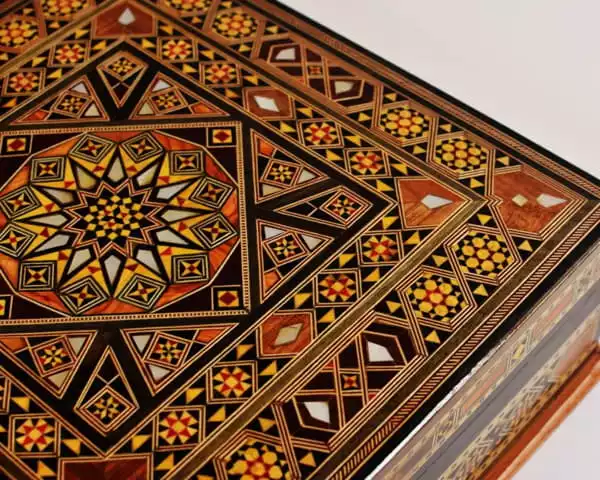 Square Jewelry Box with Lock Handmade Accessories Box Makeup Organizer Home Decoration Bedroom Decor Gifts