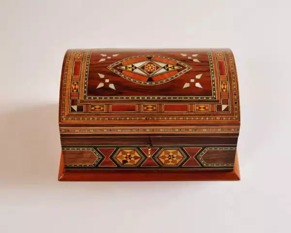 Mosaic Jewelry Box, with Lock, Handmade, Accessories Box, Makeup Organizer, Home Decor, Bedroom Decor, Gifts
