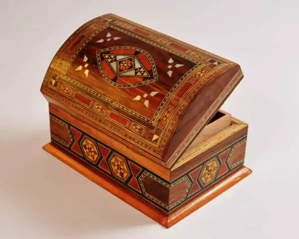 Mosaic Jewelry Box, with Lock, Handmade, Accessories Box, Makeup Organizer, Home Decor, Bedroom Decor, Gifts