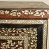 Handmade antique Damascus mosaic box inlaid with mother-of-pearl