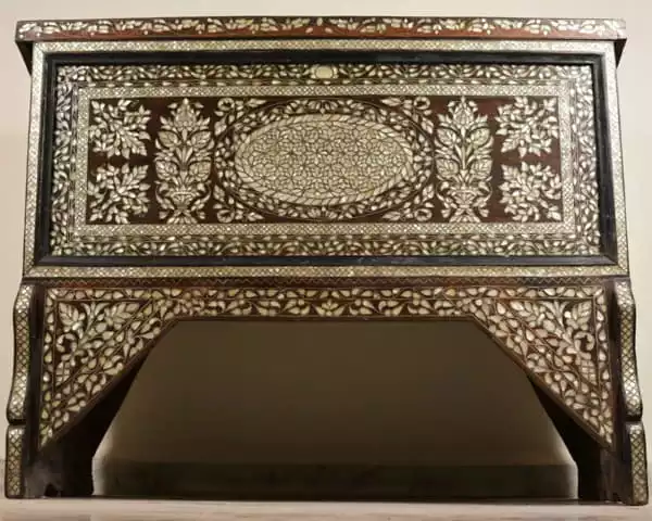 IMG-20230128-WA0141 Handmade antique Damascus mosaic box inlaid with mother-of-pearl