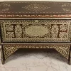 Handmade antique Damascus mosaic box inlaid with mother-of-pearl