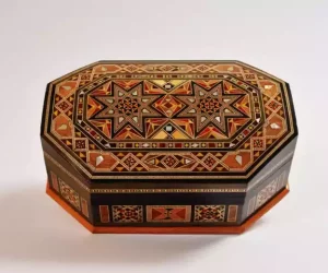 Mosaic Jewelry Box, Octagonal Rectangle, Handmade, Accessories Box, Makeup Organizer, Home Decor, Bedroom Decor, Gifts