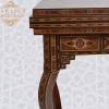 Handmade Wooden chess table, backgammon, poker table /chess board/ Inlaid with Pearl/ board games/ Christmas gift for dad