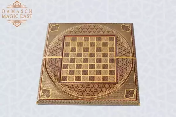 WhatsApp-Image-2022-03-25-at-11.23.18-PM-2 Golden Chess set/ 20" wooden chess board inlaid with copper/backgammon pieces included/ Board games/ luxury Christmas gift for him