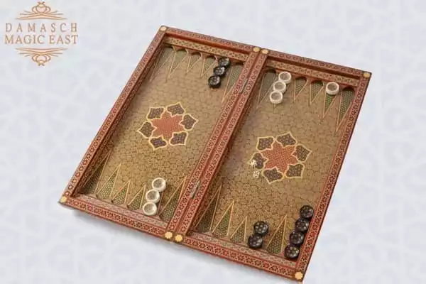 WhatsApp-Image-2022-03-25-at-11.23.20-PM-1 Golden Chess set/ 20" wooden chess board inlaid with copper/backgammon pieces included/ Board games/ luxury Christmas gift for him