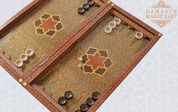 WhatsApp-Image-2022-03-25-at-11.23.20-PM-2 Golden Chess set/ 20" wooden chess board inlaid with copper/backgammon pieces included/ Board games/ luxury Christmas gift for him