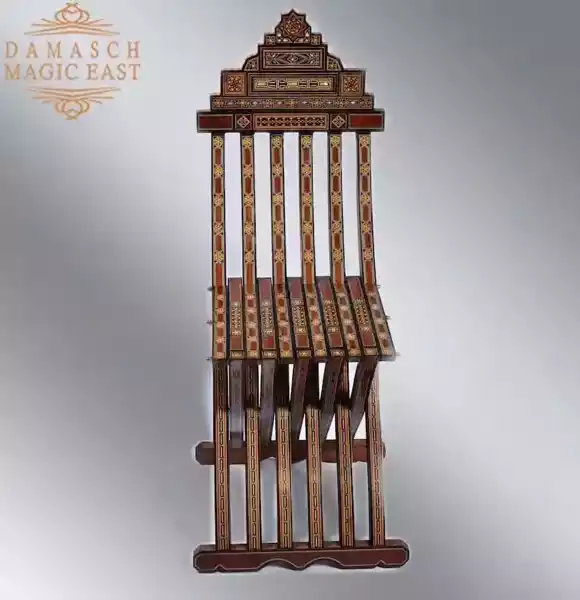 WhatsApp-Image-2022-03-27-at-11.37.10-PM-1 Handmade vintage wooden chair - Artisan's Fold Chair chair - home decor - side chair inlaid with mother of pearl