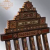 Handmade vintage wooden chair - Artisan's Fold Chair chair - home decor - side chair inlaid with mother of pearl