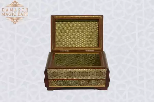 Golden Copper Chocolate Box/ gift box /wooden box/ Home decor /mosaic box inlay with Copper /Christmas Gift/ luxurious gift