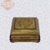 Golden Copper Chocolate Box/ gift box /wooden box/ Home decor /mosaic box inlay with Copper /Christmas Gift/ luxurious gift