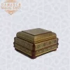 Golden Copper Chocolate Box/ gift box /wooden box/ Home decor /mosaic box inlay with Copper /Christmas Gift/ luxurious gift