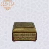 Golden Copper Chocolate Box/ gift box /wooden box/ Home decor /mosaic box inlay with Copper /Christmas Gift/ luxurious gift