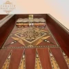 Chess set & Backgammon board, backgammon set amazing quality, wooden inlaid with mother of pearl, board games, Christmas gift Chess board