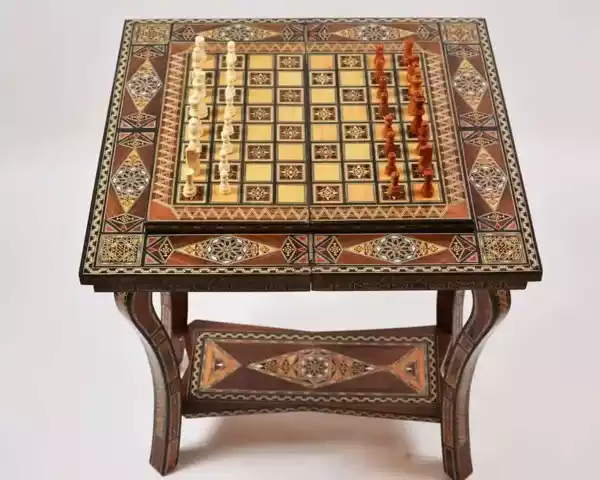 WhatsApp-Image-2022-12-07-at-8.00.31-PM Handmade Wooden chess table, backgammon, poker table /chess board/ Inlaid with Pearl/ board games/ Christmas gift for dad