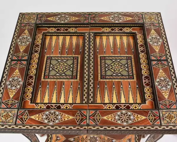 WhatsApp-Image-2022-12-07-at-8.00.32-PM Handmade Wooden chess table, backgammon, poker table /chess board/ Inlaid with Pearl/ board games/ Christmas gift for dad