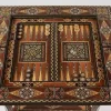 Handmade Wooden chess table, backgammon, poker table /chess board/ Inlaid with Pearl/ board games/ Christmas gift for dad