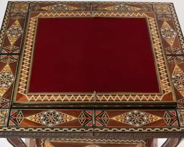 WhatsApp-Image-2022-12-07-at-8.00.34-PM Handmade Wooden chess table, backgammon, poker table /chess board/ Inlaid with Pearl/ board games/ Christmas gift for dad