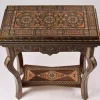 Handmade Wooden chess table, backgammon, poker table /chess board/ Inlaid with Pearl/ board games/ Christmas gift for dad
