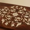 Inlaid with mother of pearl Bench - Hand bench - Handmade - wood seat - home decor - luxurious decor
