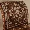 Inlaid with mother of pearl Bench - Hand bench - Handmade - wood seat - home decor - luxurious decor