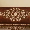 Inlaid with mother of pearl Bench - Hand bench - Handmade - wood seat - home decor - luxurious decor