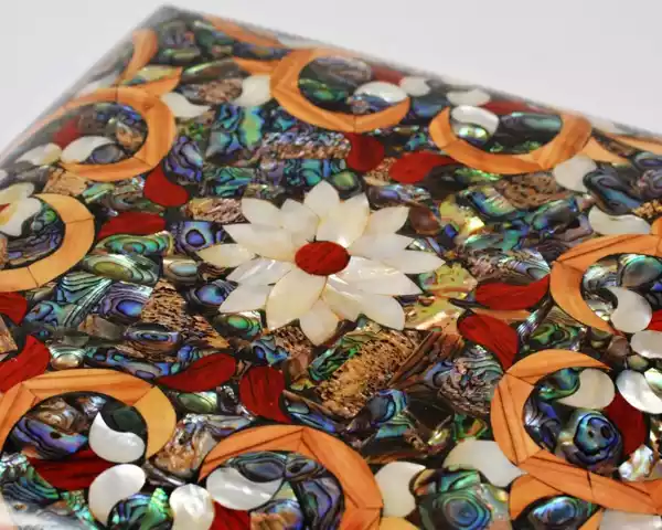 Handmade Jewelry Box made of natural wood and mother of pearl, Accessories box, makeup organizer, home decor, bedroom decor, gifts jewelry