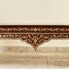 Inlaid with mother of pearl Bench - Hand bench - Handmade - wood seat - home decor - luxurious decor