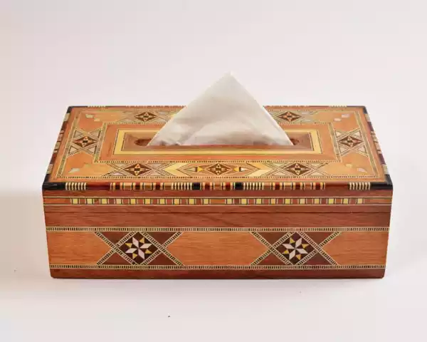 Wooden Tissue Box rectangular tissues box/ Home decor /mosaic box inlay with mother of pearl