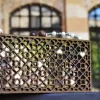 Handmade women's handbag inlaid with natural mother-of-pearl